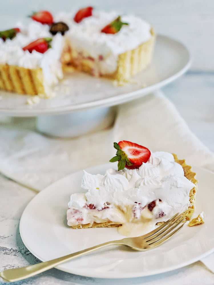 Strawberry Meringue Pie